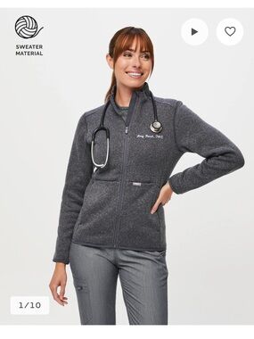 Figs On-Shift Sweater Knit Jacket